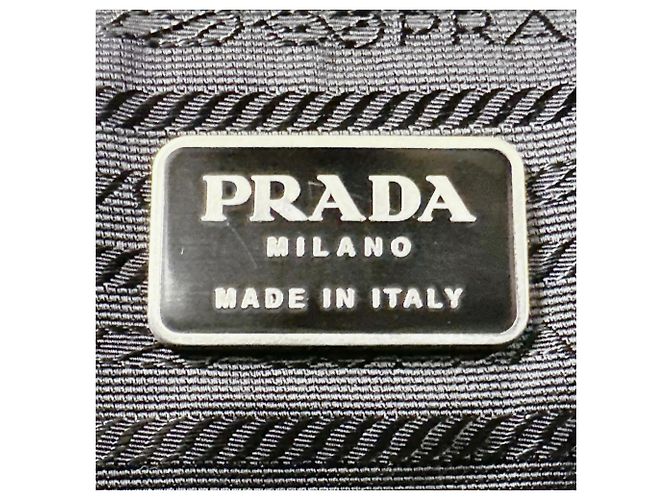 Borsa Tote Prada in nylon nero - vista 17