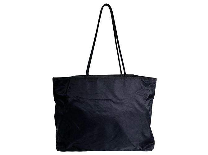 Borsa Tote Prada in nylon nero - vista 2