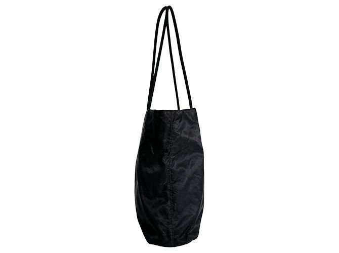 Borsa Tote Prada in nylon nero - vista 4