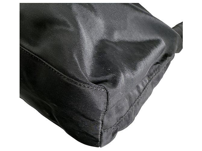 Borsa Tote Prada in nylon nero - vista 6