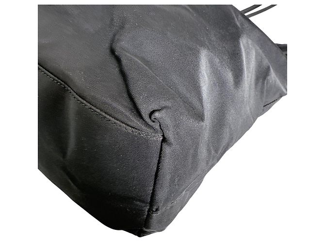 Borsa Tote Prada in nylon nero - vista 8