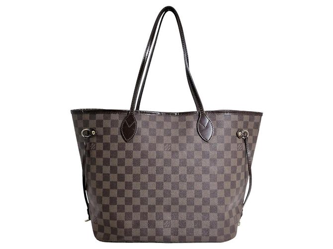 Borsa Tote Louis Vuitton Neverfull MM Marrone - vista 2