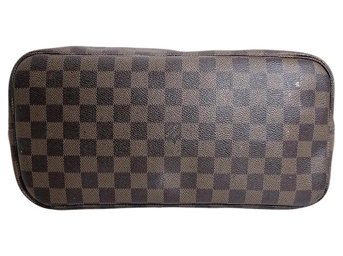 Borsa Tote Louis Vuitton Neverfull MM Marrone - vista 4