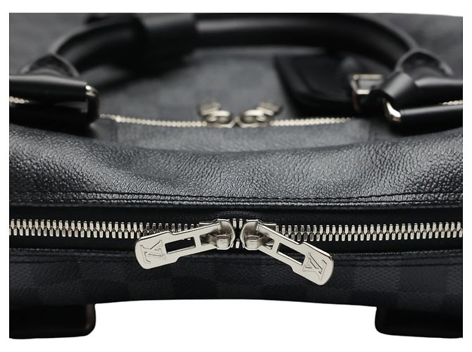 Borsa a tracolla Louis Vuitton Damier Graphite Marrone - vista 10