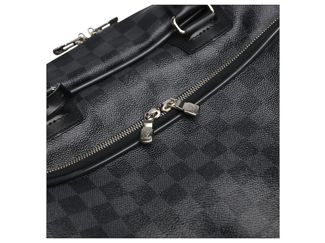 Borsa a tracolla Louis Vuitton Damier Graphite Marrone - vista 11