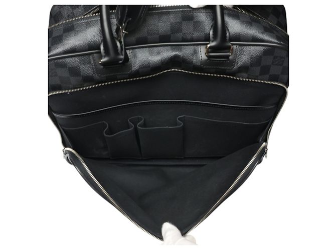 Borsa a tracolla Louis Vuitton Damier Graphite Marrone - vista 13