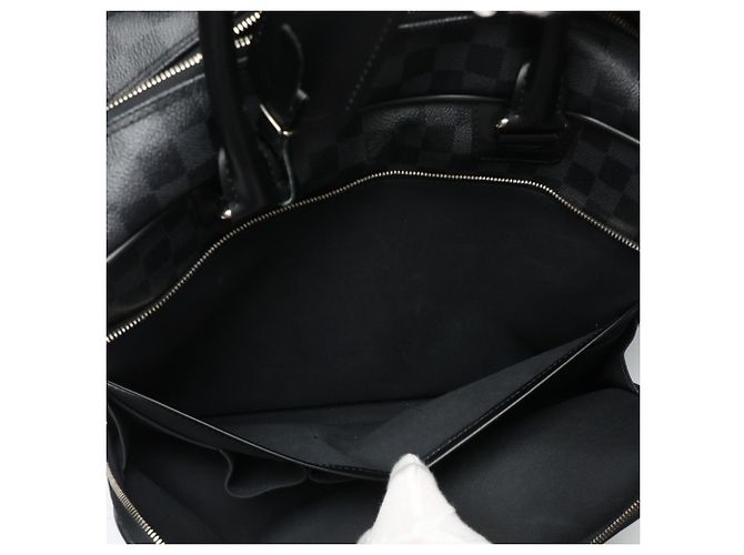 Borsa a tracolla Louis Vuitton Damier Graphite Marrone - vista 14