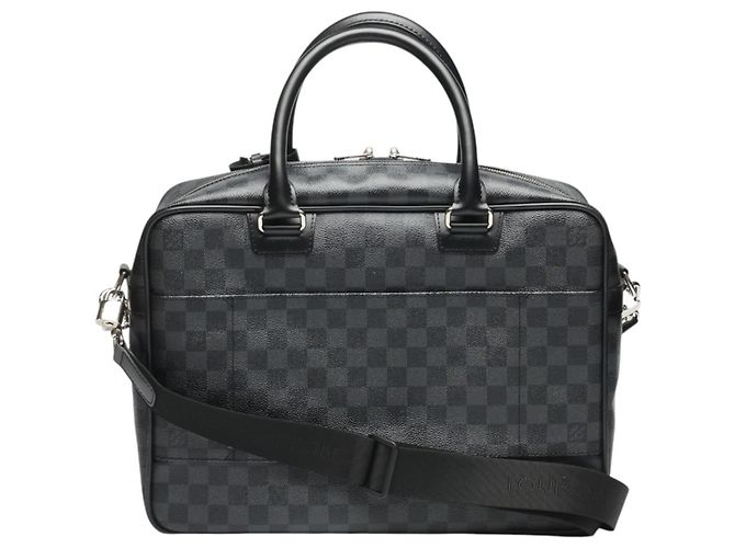 Borsa a tracolla Louis Vuitton Damier Graphite Marrone - vista 2