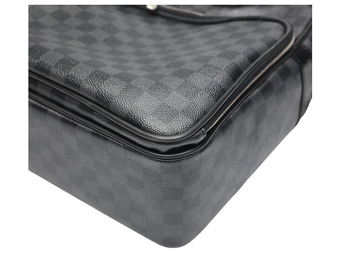 Borsa a tracolla Louis Vuitton Damier Graphite Marrone - vista 5