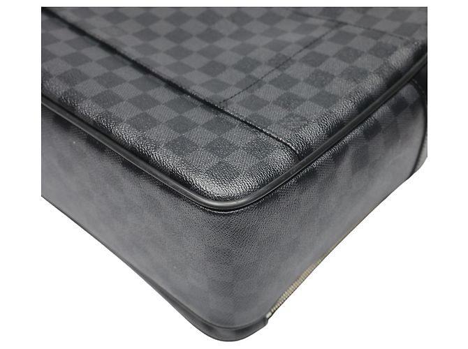 Borsa a tracolla Louis Vuitton Damier Graphite Marrone - vista 7
