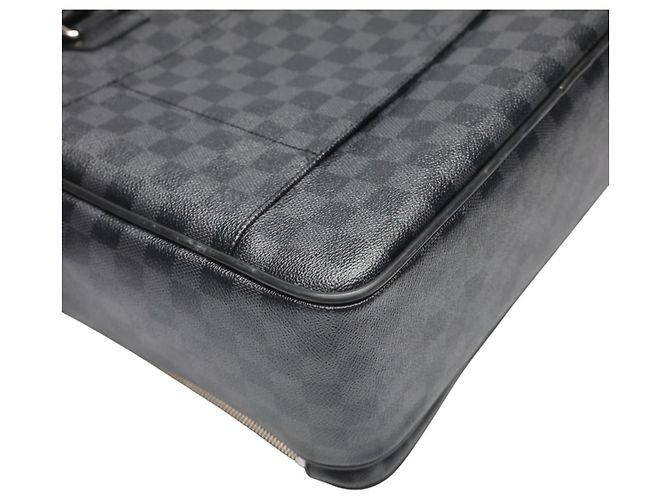 Borsa a tracolla Louis Vuitton Damier Graphite Marrone - vista 8
