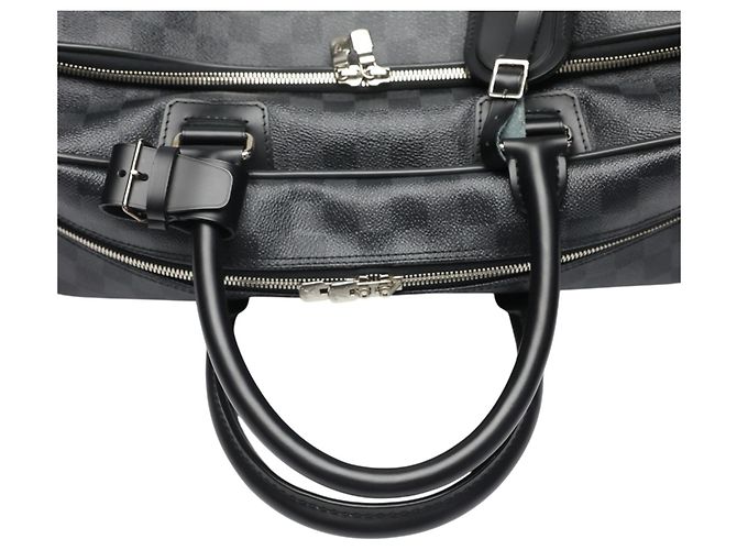 Borsa a tracolla Louis Vuitton Damier Graphite Marrone - vista 9