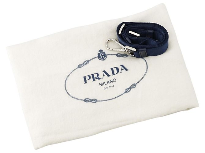 Prada Tote Bag mit Blumenprint Blau Gelb - Ansicht 19