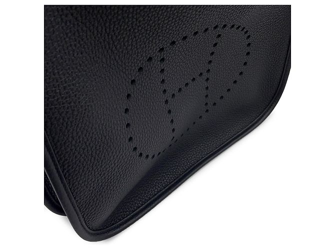 Hermès Borsa a tracolla Hermes Evelyne 3 PM Nero - vista 7