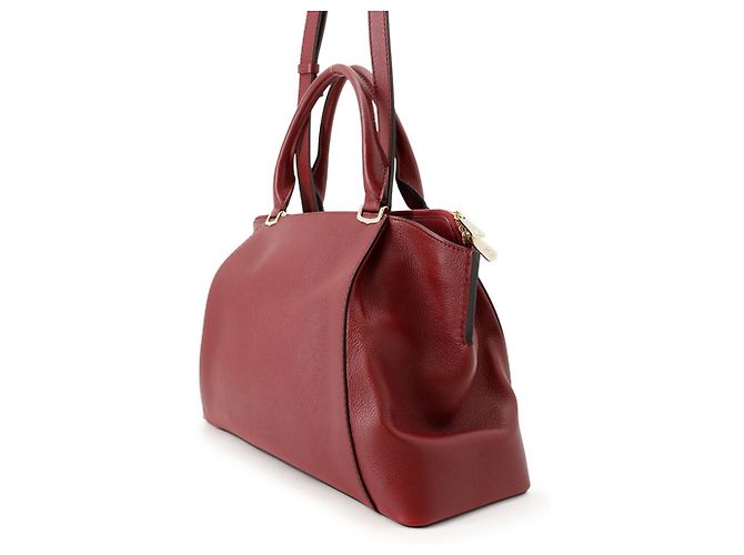 Borsa Cartier C in pelle di vitello Bordò - view 2