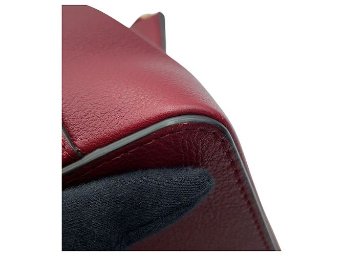 Borsa Cartier C in pelle di vitello Bordò - view 7