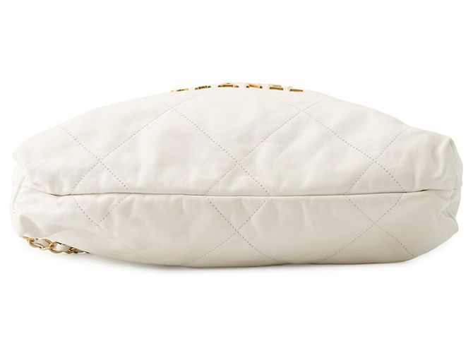 Borsa a mano Chanel in pelle bianca Bianco - vista 3