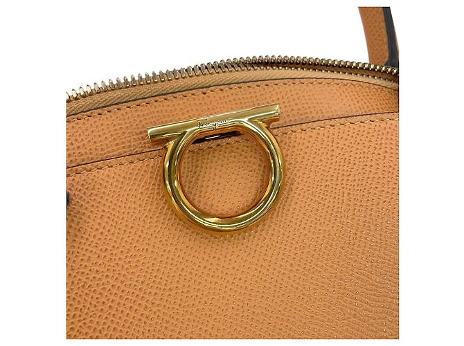 Bolso Salvatore Ferragamo Gancini Naranja - vista 11