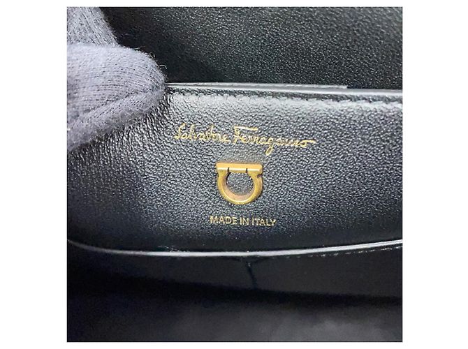 Bolso Salvatore Ferragamo Gancini Naranja - vista 14