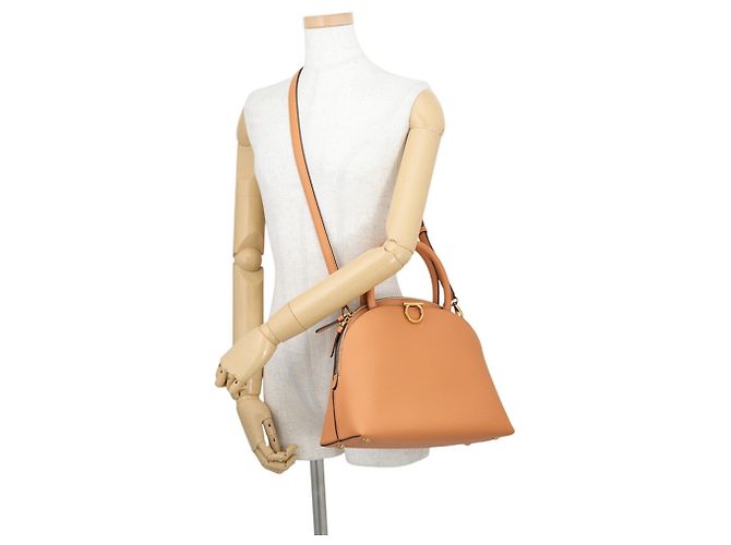 Bolso Salvatore Ferragamo Gancini Naranja - vista 5