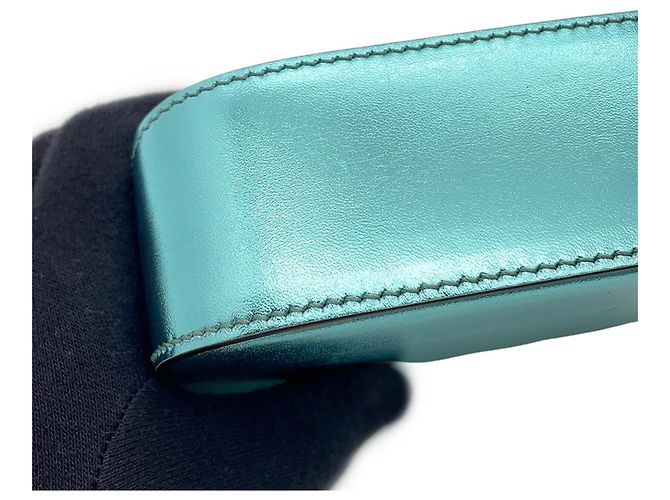 Borsa a tracolla con catena Gucci Horsebit 1955 Nano in pelle - vista 10