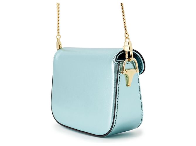 Borsa a tracolla con catena Gucci Horsebit 1955 Nano in pelle - vista 2