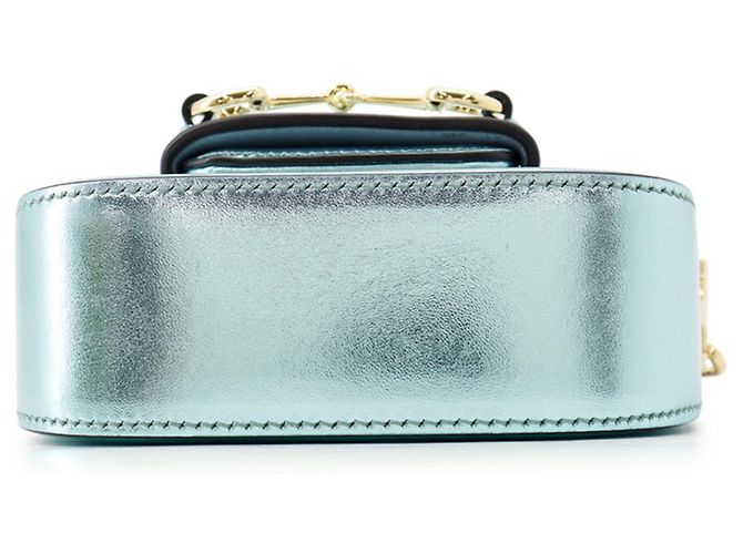 Borsa a tracolla con catena Gucci Horsebit 1955 Nano in pelle - vista 3