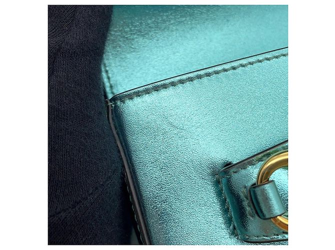Borsa a tracolla con catena Gucci Horsebit 1955 Nano in pelle - vista 7