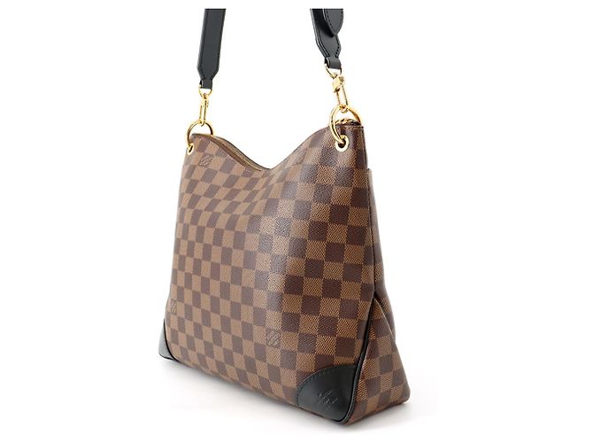 Borsa Louis Vuitton Damier Ebene Odeon NM MM Nero - vista 2