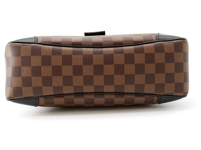 Borsa Louis Vuitton Damier Ebene Odeon NM MM Nero - vista 3