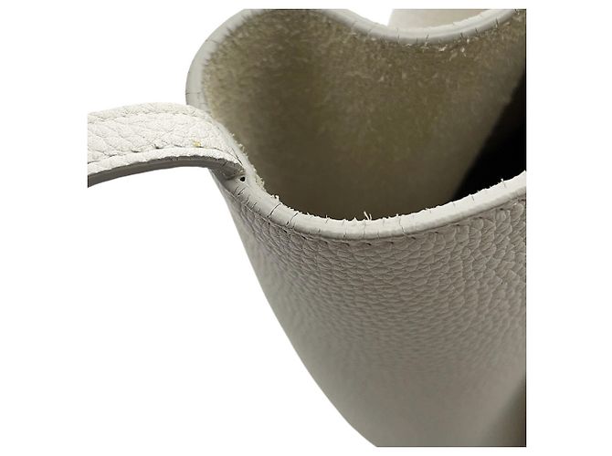 Céline Borsa Tote Piccola Trifold Celine Bianco - vista 13
