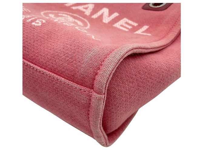 Bolso Tote Chanel Deauville Line PM Roja - vista 6