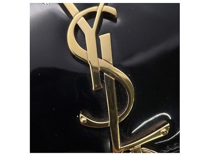 Borsa a tracolla con catena Yves Saint Laurent Paris Nero - vista 12