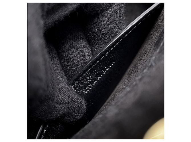 Borsa a tracolla con catena Yves Saint Laurent Paris Nero - vista 17