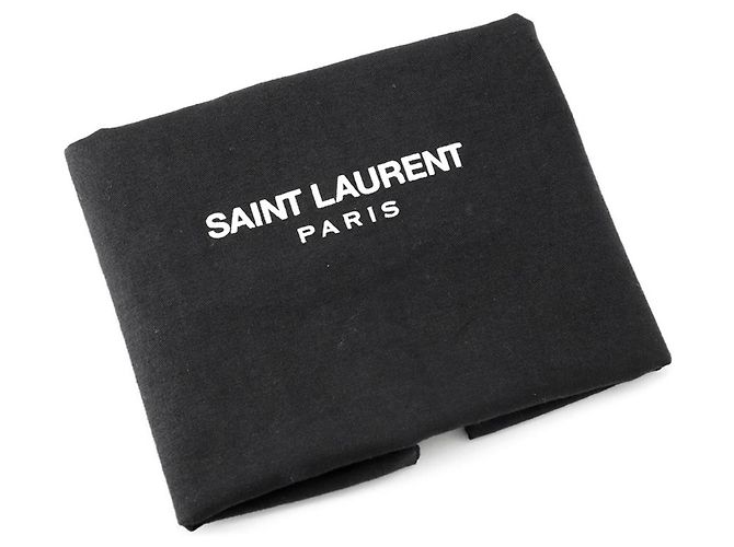 Borsa a tracolla con catena Yves Saint Laurent Paris Nero - vista 18