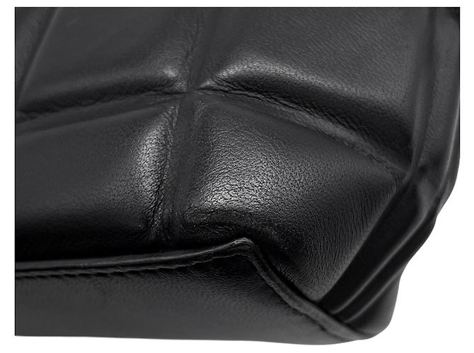Bolso de hombro con cadena Bottega Veneta Negro - vista 6