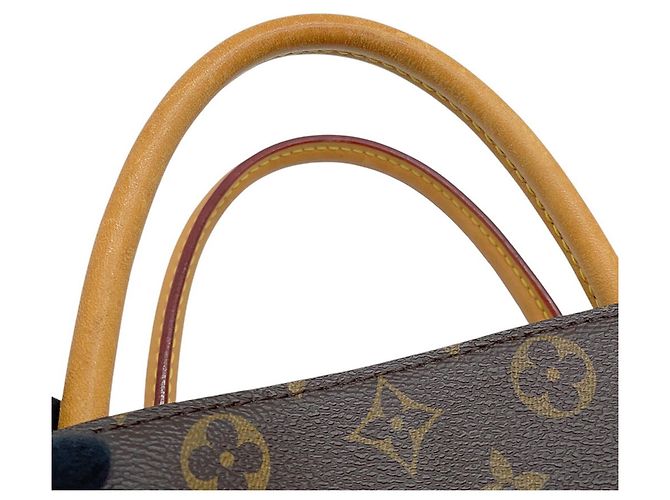 Sac à main Louis Vuitton Monogram Montaigne MM Marron - vue 13