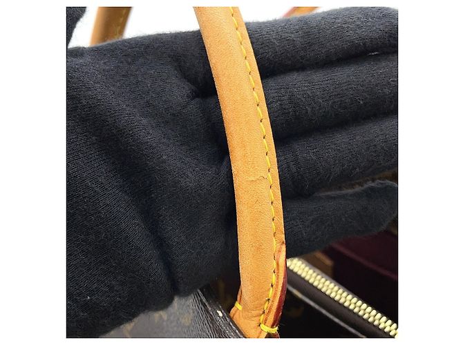 Sac à main Louis Vuitton Monogram Montaigne MM Marron - vue 14