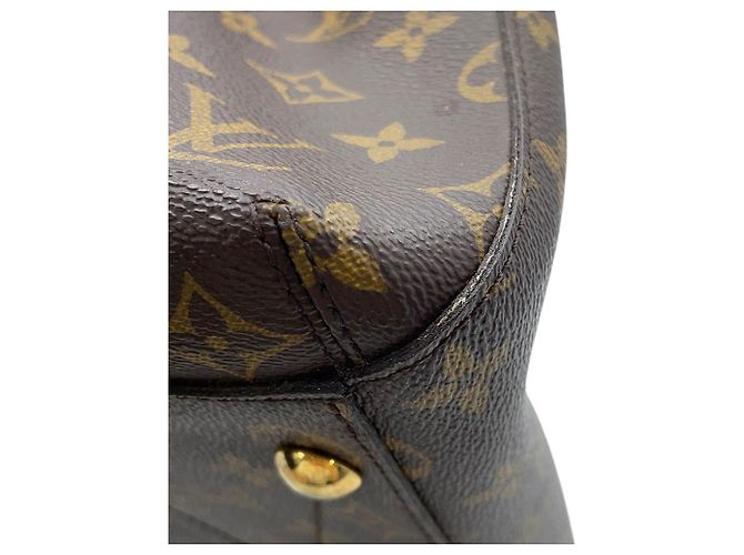 Sac à main Louis Vuitton Monogram Montaigne MM Marron - vue 7