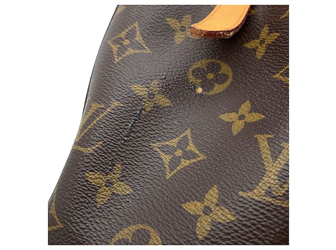 Sac à main Louis Vuitton Monogram Montaigne MM Marron - vue 8