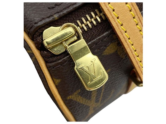Borsa a mano Louis Vuitton Monogram Mini Papillon Marrone - vista 11