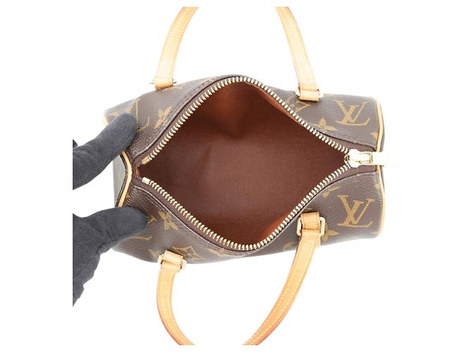 Borsa a mano Louis Vuitton Monogram Mini Papillon Marrone - vista 5
