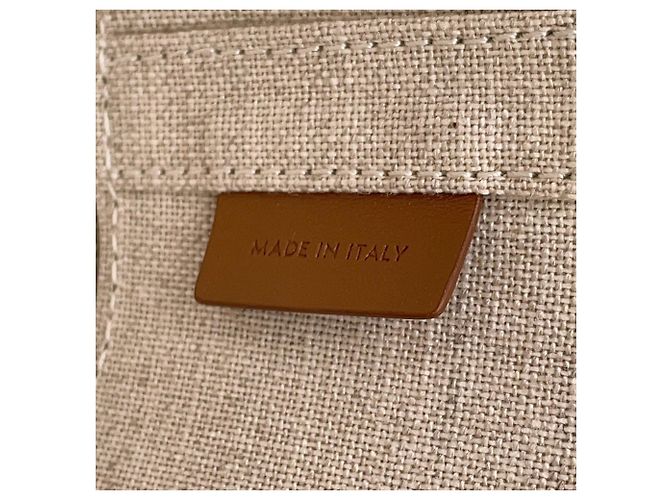 Céline Borsa Celine Triomphe Tambour Small Marrone Rosso Beige - vista 16