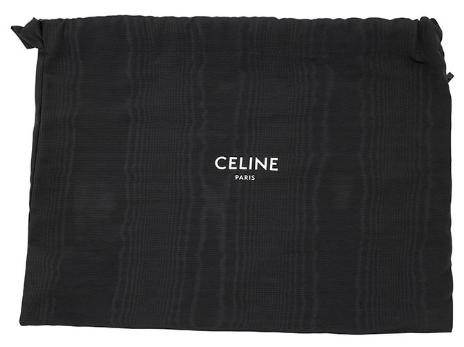 Céline Borsa Celine Triomphe Tambour Small Marrone Rosso Beige - vista 17