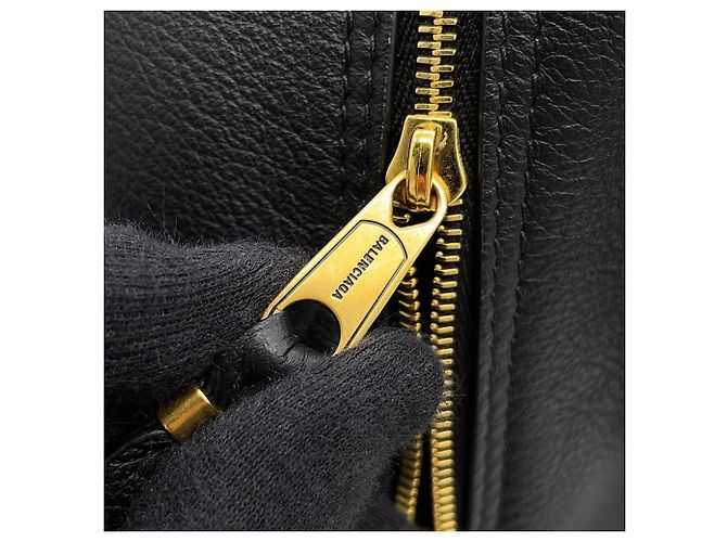 Borsa a tracolla Balenciaga in pelle nera Nero - vista 12