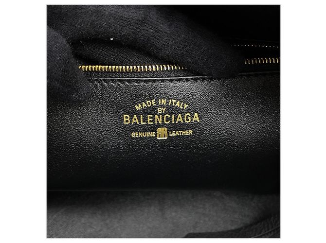 Borsa a tracolla Balenciaga in pelle nera Nero - vista 16