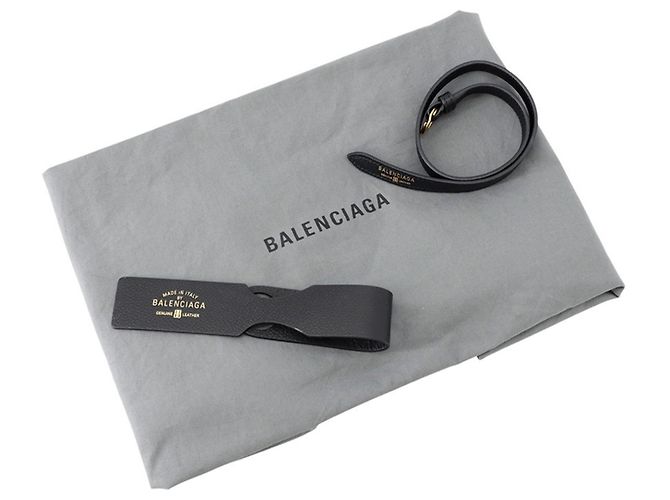 Borsa a tracolla Balenciaga in pelle nera Nero - vista 18