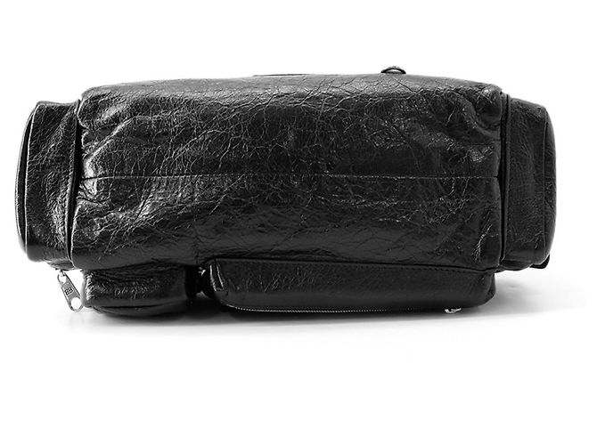 Borsa a tracolla Balenciaga in pelle nera Nero - vista 3