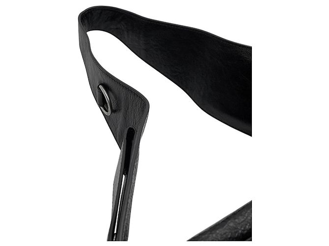 Borsa a tracolla Balenciaga in pelle nera Nero - vista 6