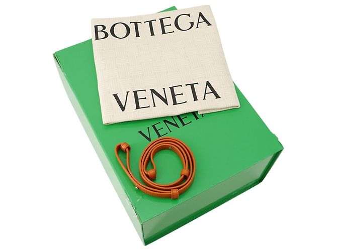 Borsa Bottega Veneta Loop in pelle e rafia Marrone - vista 16